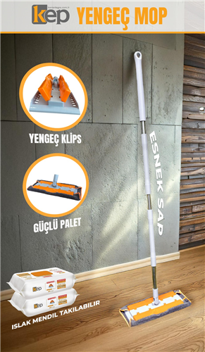 KAVİ YENGEÇ MOP SAPLI SET KP-055